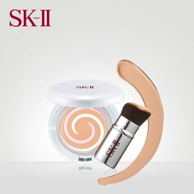 SK-II sk2粉底skii棒棒糖粉凝霜 臻美焕透晶透粉霜遮瑕防晒SPF30