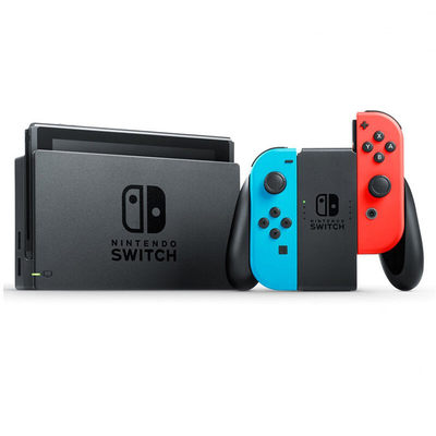 任天堂 Nintendo switch掌上游戏机便携式掌机Switch NS主机（红蓝手柄）+塞尔达